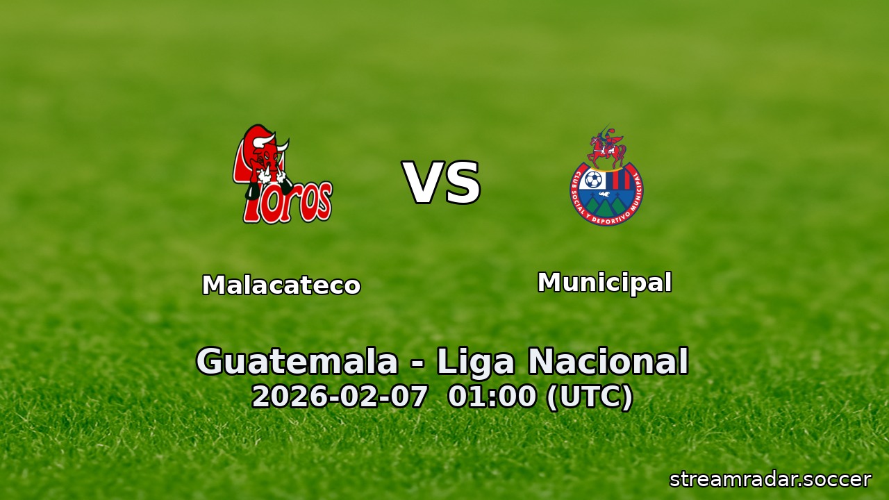 Malacateco vs Municipal