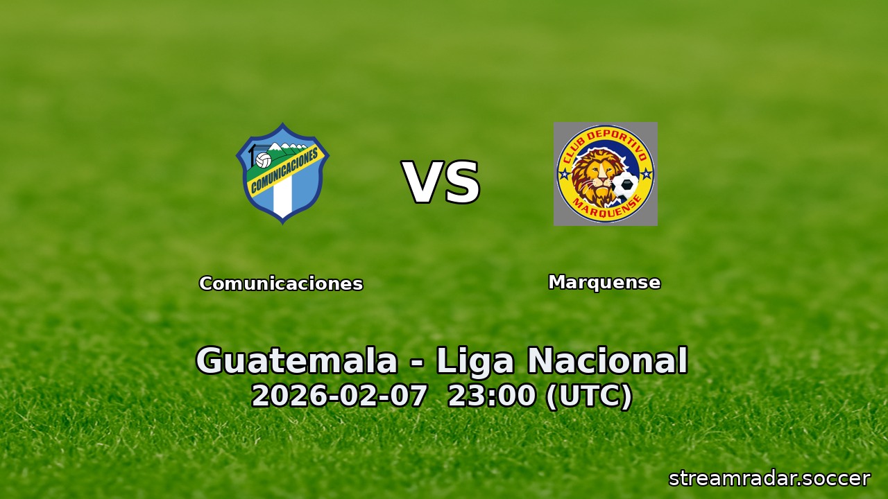 Comunicaciones vs Marquense