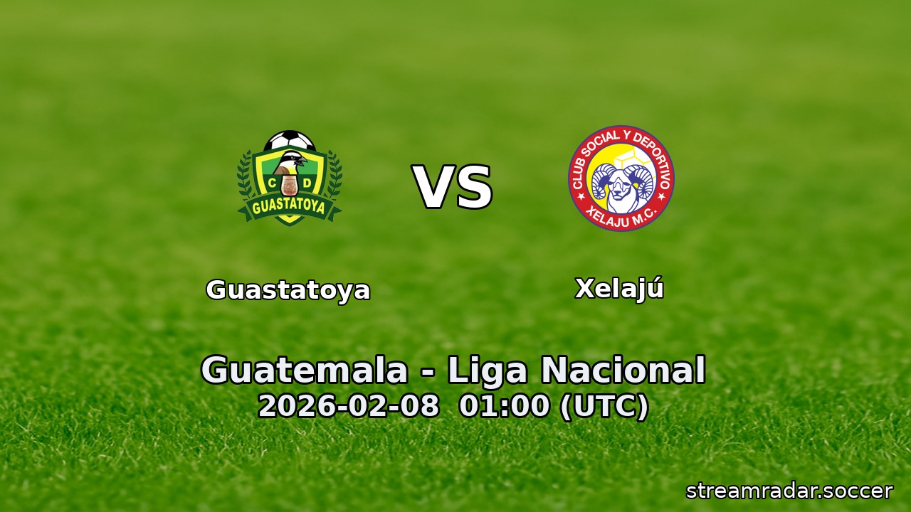 Guastatoya vs Xelajú