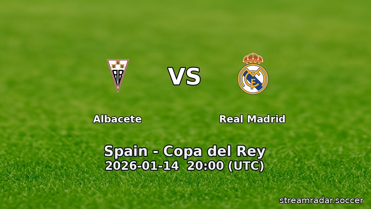 Albacete vs Real Madrid