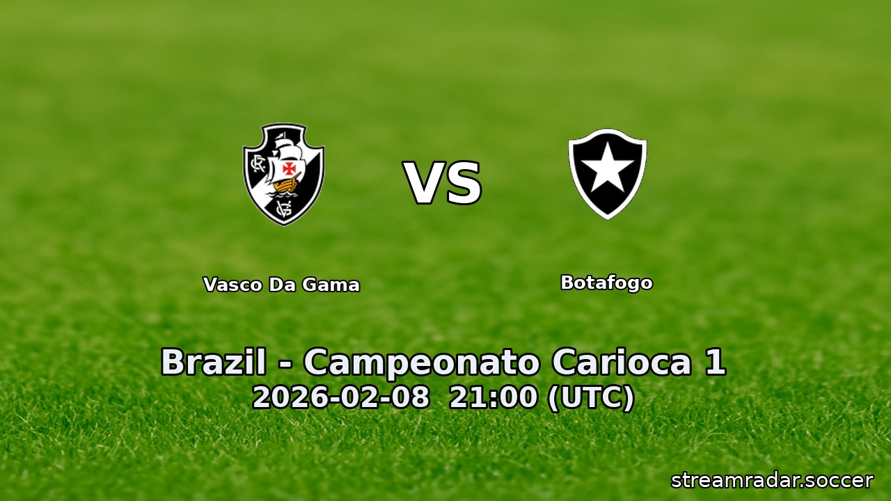 Vasco Da Gama vs Botafogo