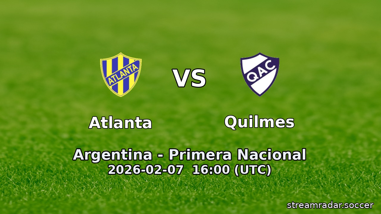 Atlanta vs Quilmes