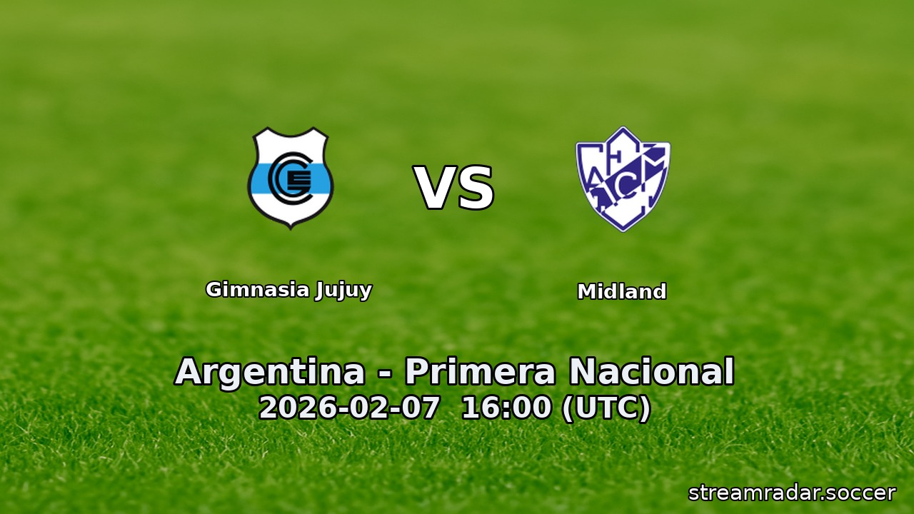 Gimnasia Jujuy vs Midland
