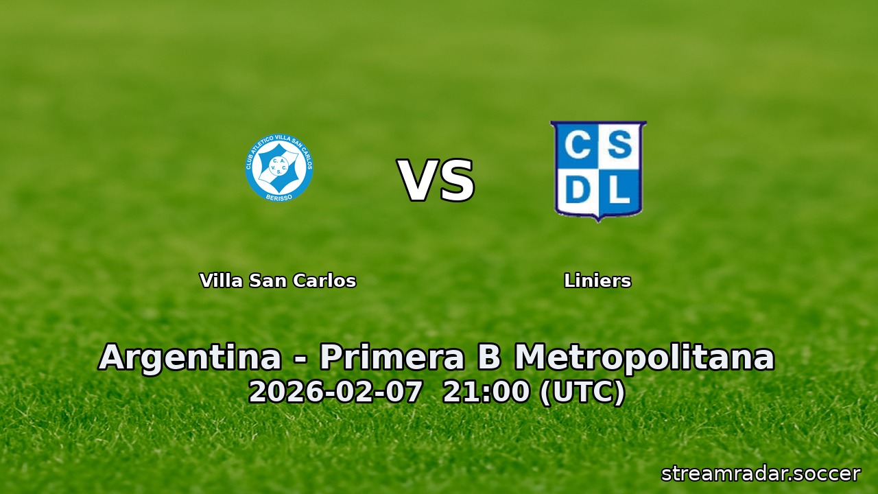Villa San Carlos vs Liniers