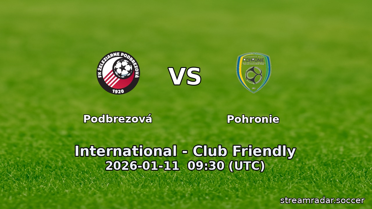 Podbrezová vs Pohronie