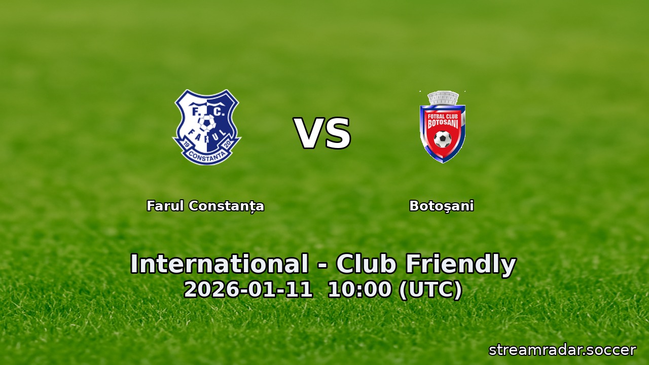 Farul Constanța vs Botoşani