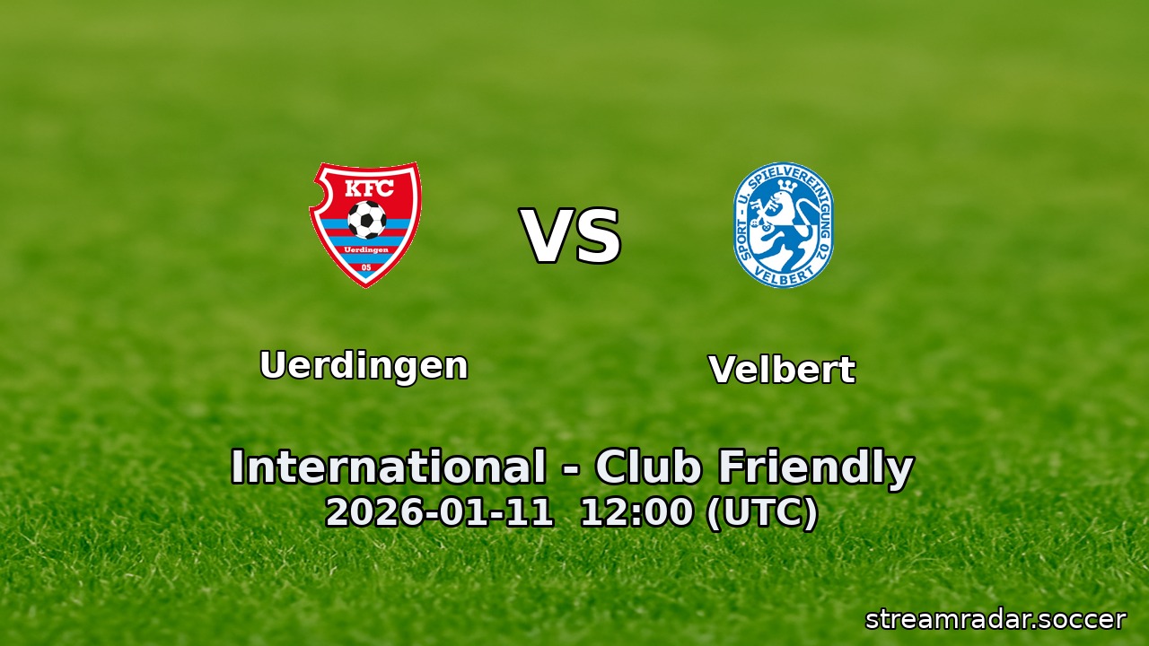 Uerdingen vs Velbert