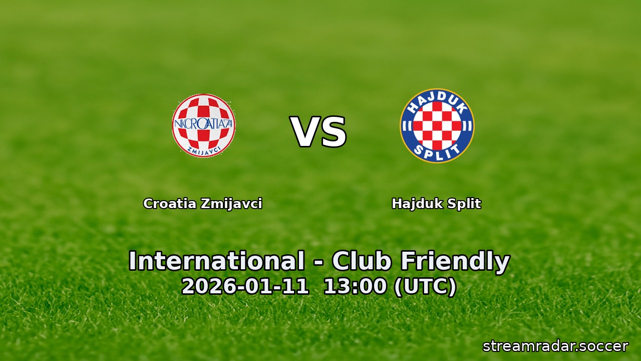Croatia Zmijavci vs Hajduk Split