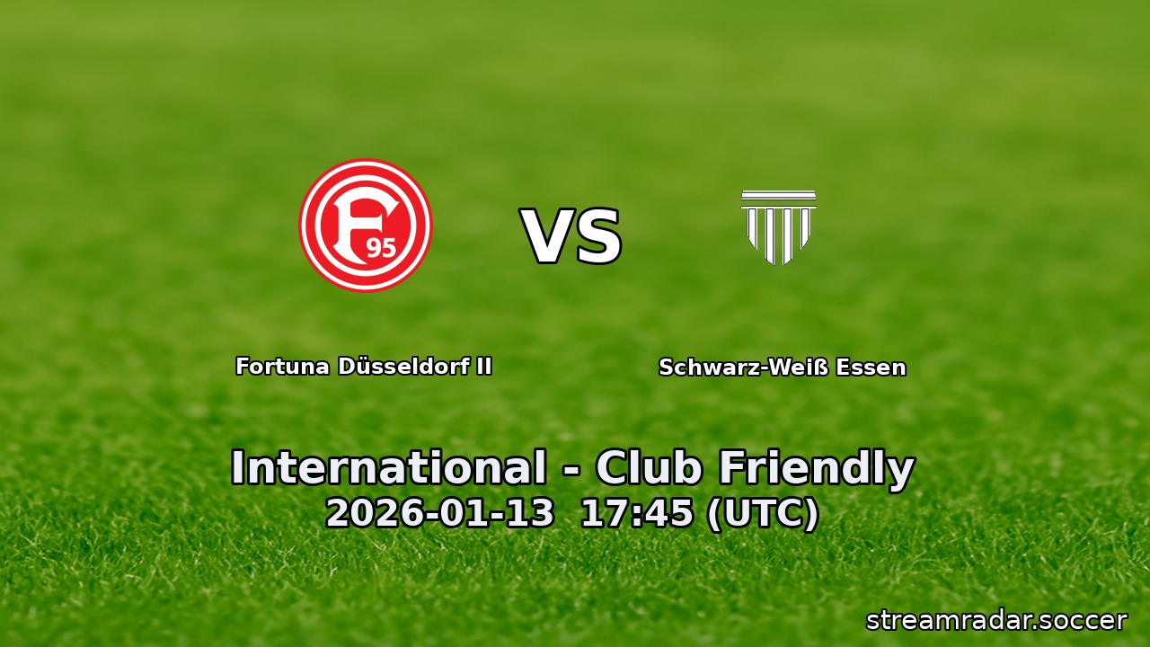 Fortuna Düsseldorf II vs Schwarz-Weiß Essen