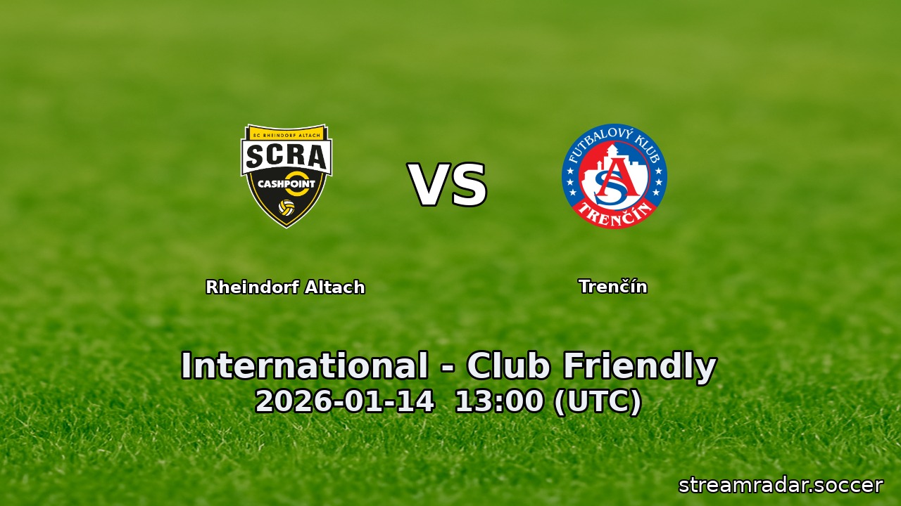 Rheindorf Altach vs Trenčín
