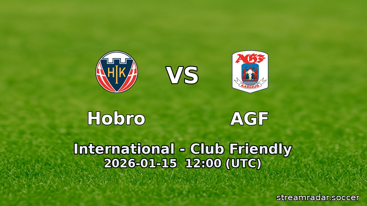 Hobro vs AGF
