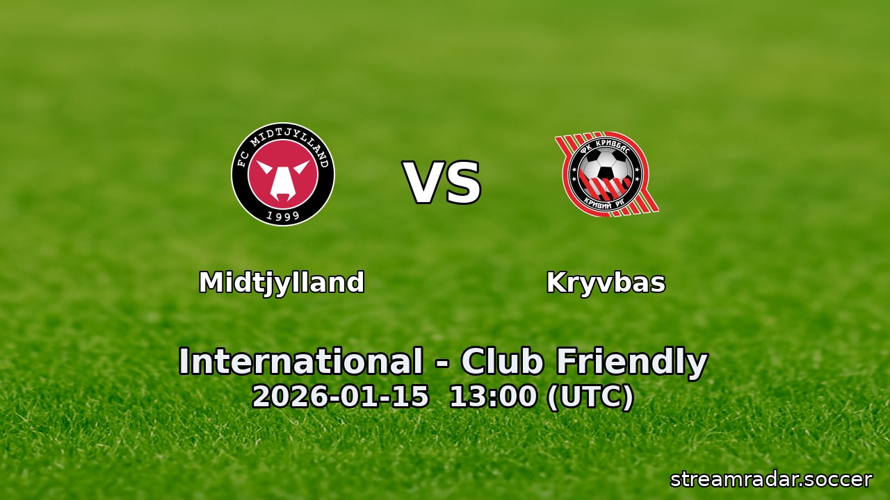 Midtjylland vs Kryvbas