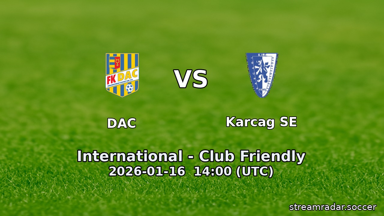 DAC vs Karcag SE