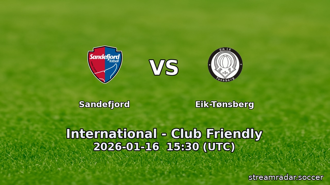Sandefjord vs Eik-Tønsberg