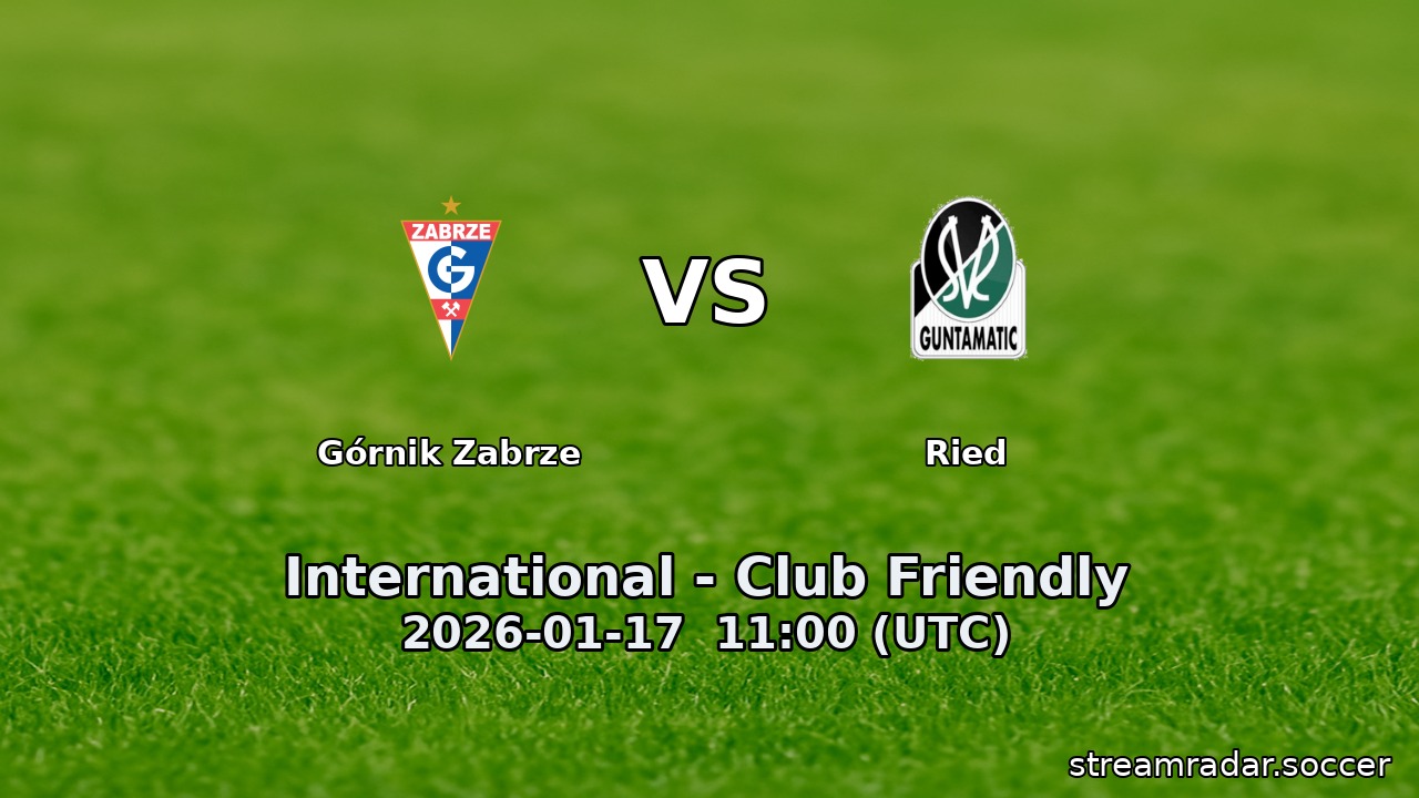 Górnik Zabrze vs Ried