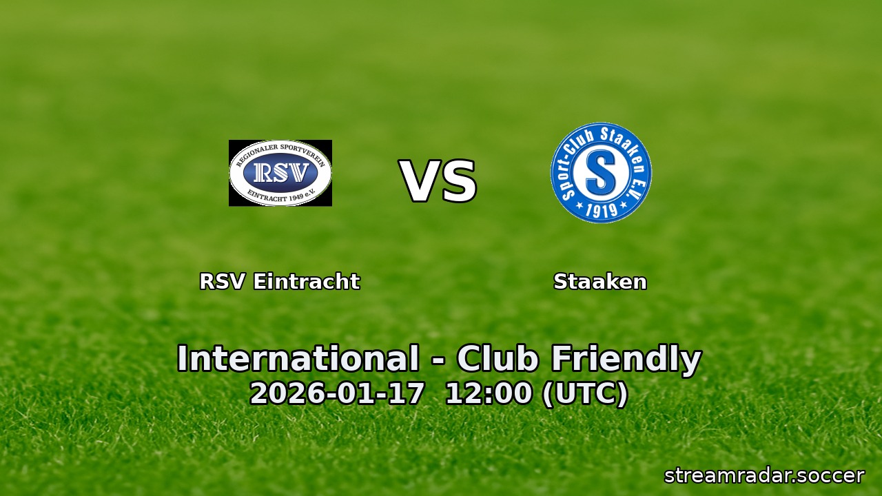 RSV Eintracht vs Staaken
