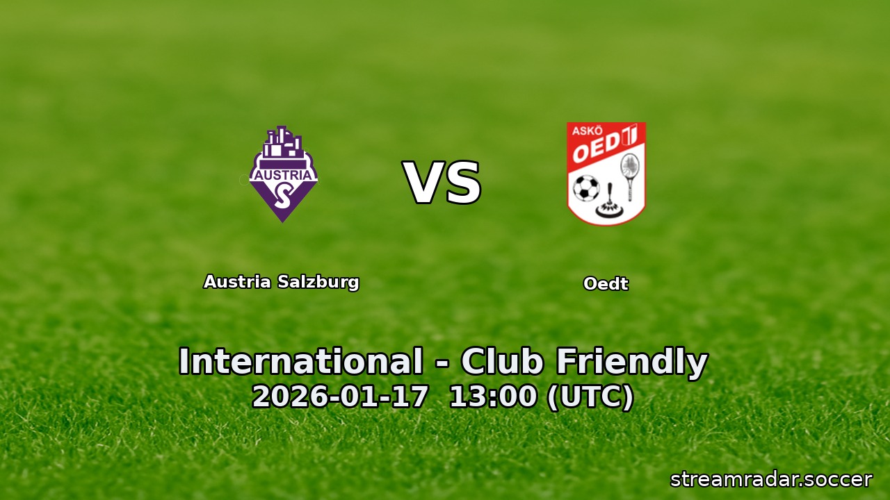 Austria Salzburg vs Oedt