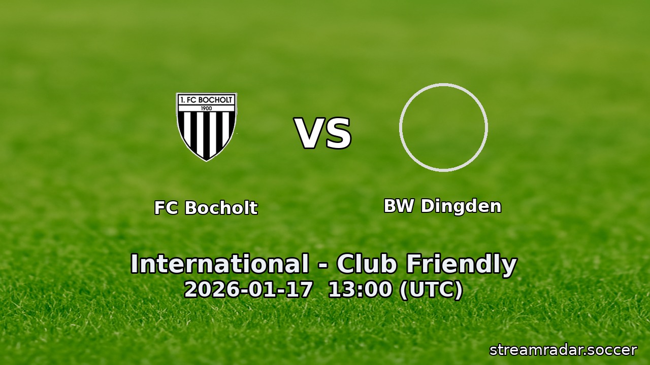 FC Bocholt vs BW Dingden
