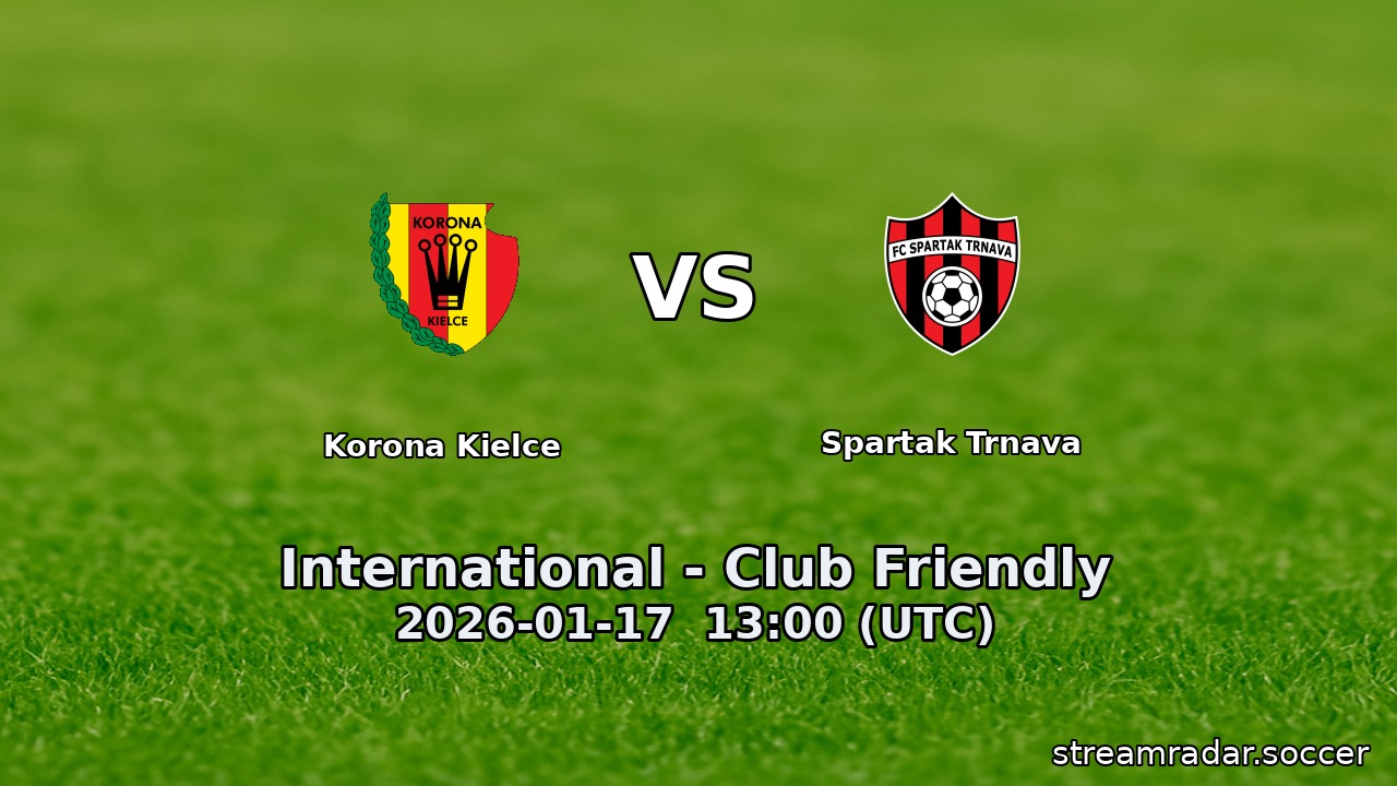 Korona Kielce vs Spartak Trnava