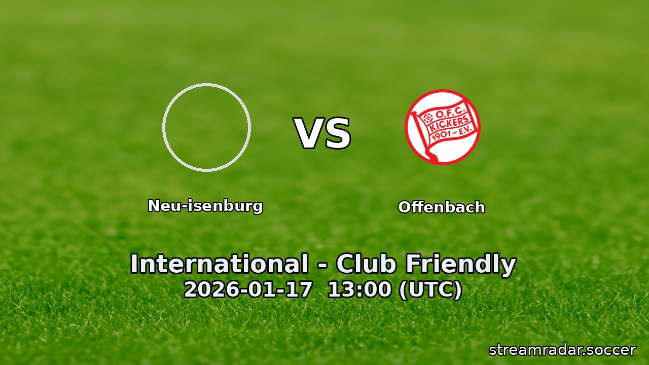 Neu-isenburg vs Offenbach