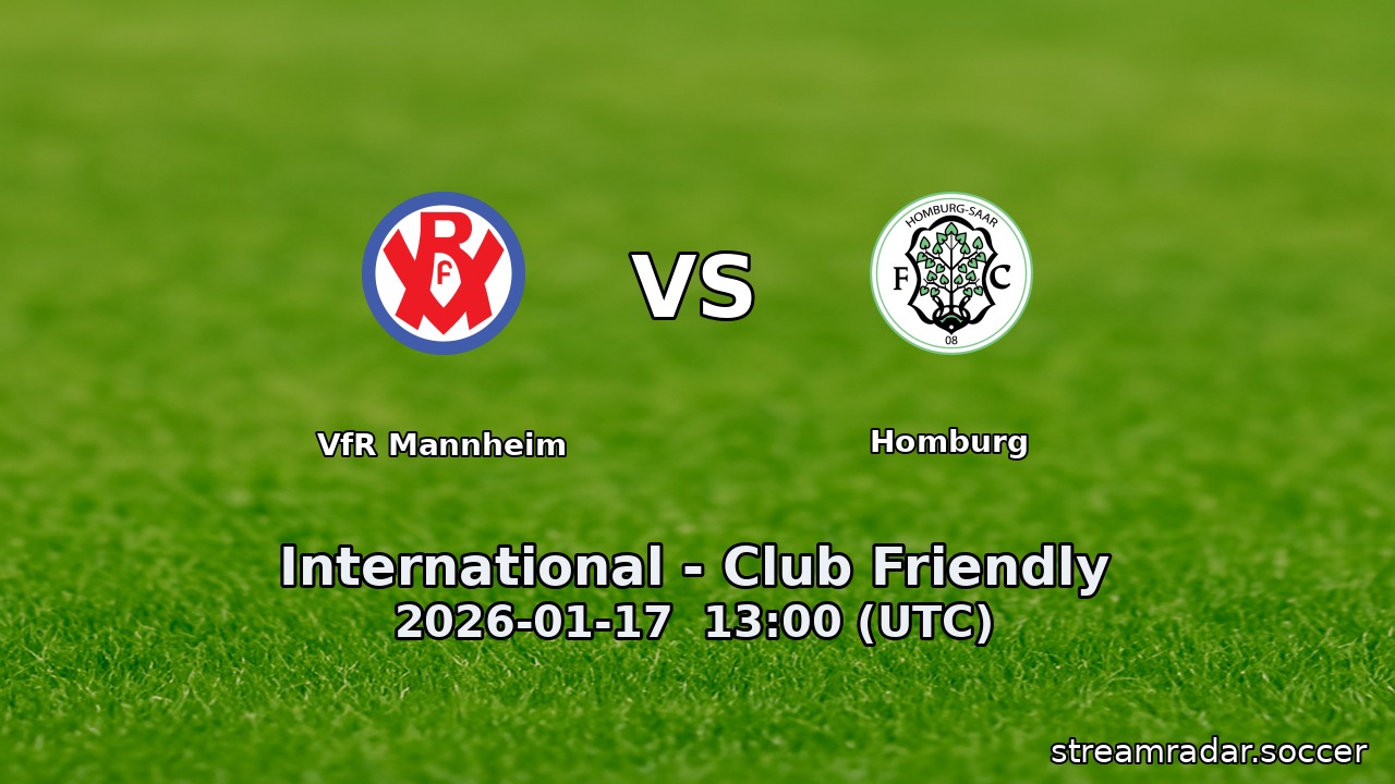 VfR Mannheim vs Homburg