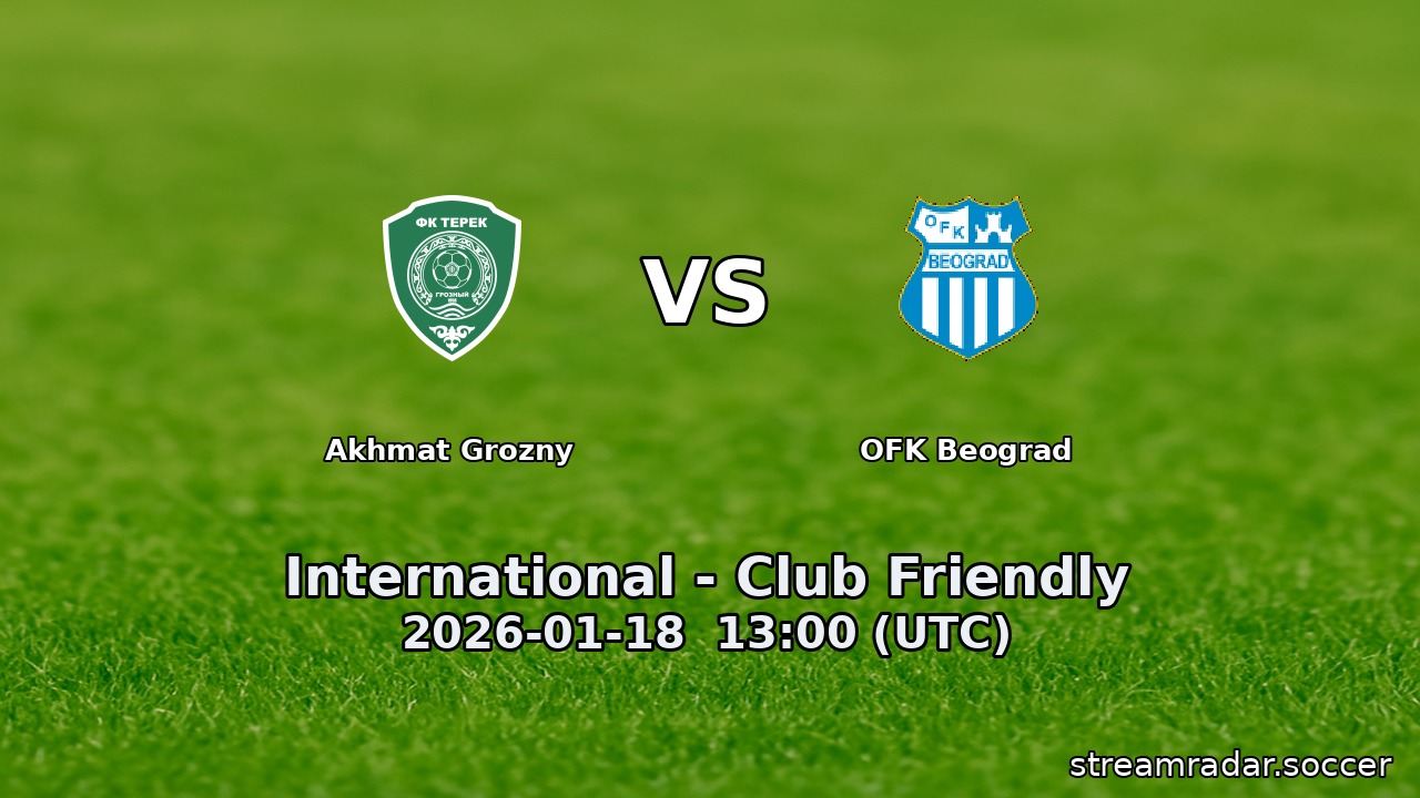 Akhmat Grozny vs OFK Beograd