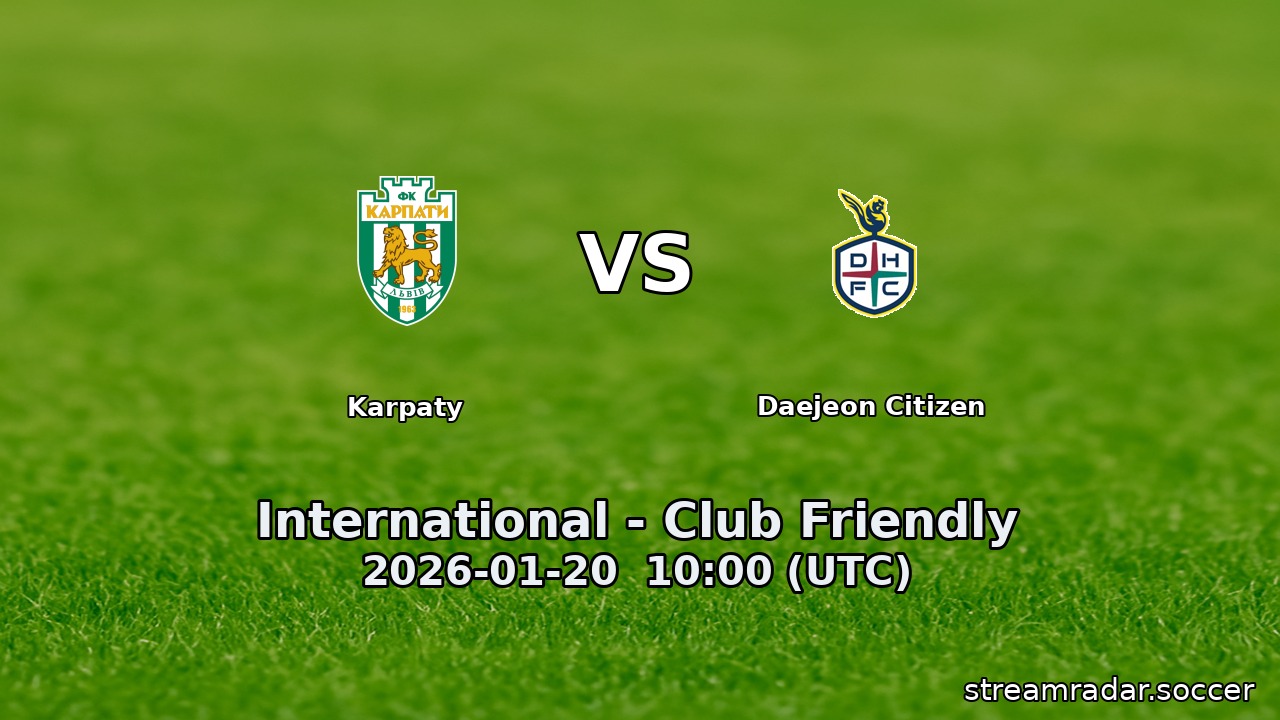 Karpaty vs Daejeon Citizen