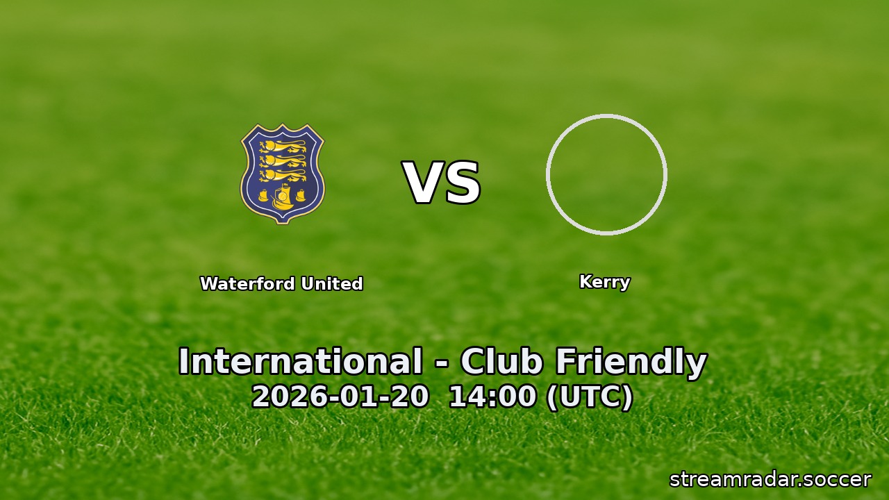 Waterford United vs Kerry
