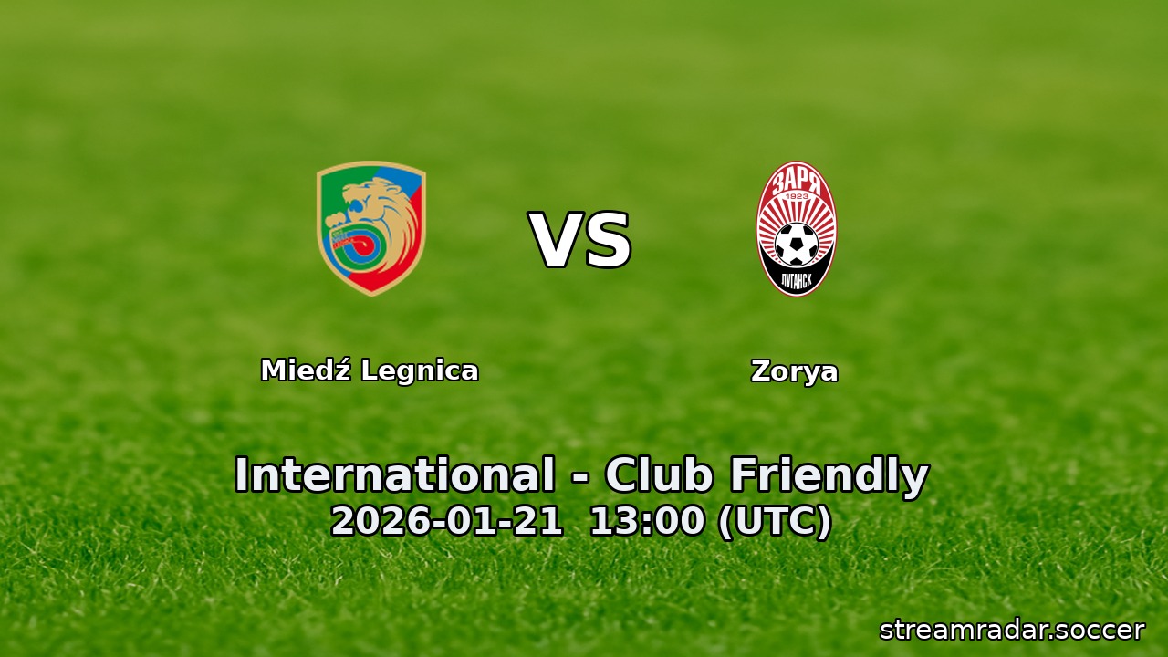 Miedź Legnica vs Zorya