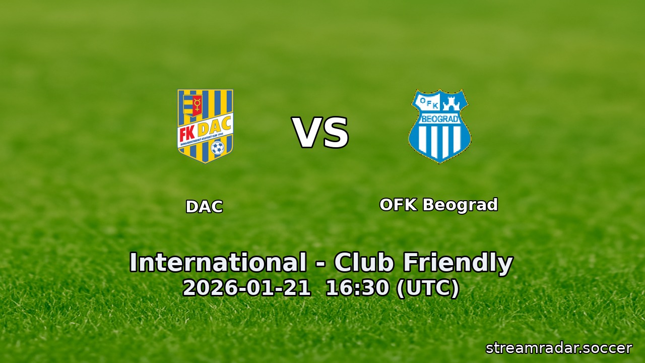 DAC vs OFK Beograd