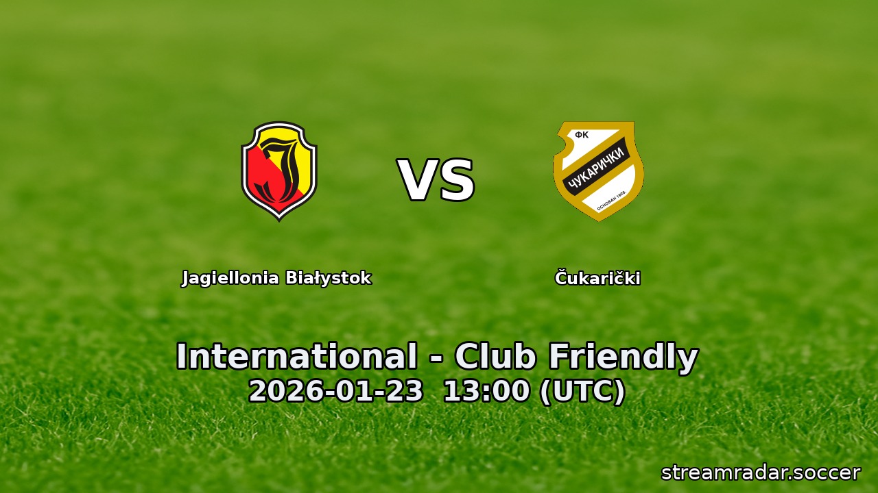 Jagiellonia Białystok vs Čukarički