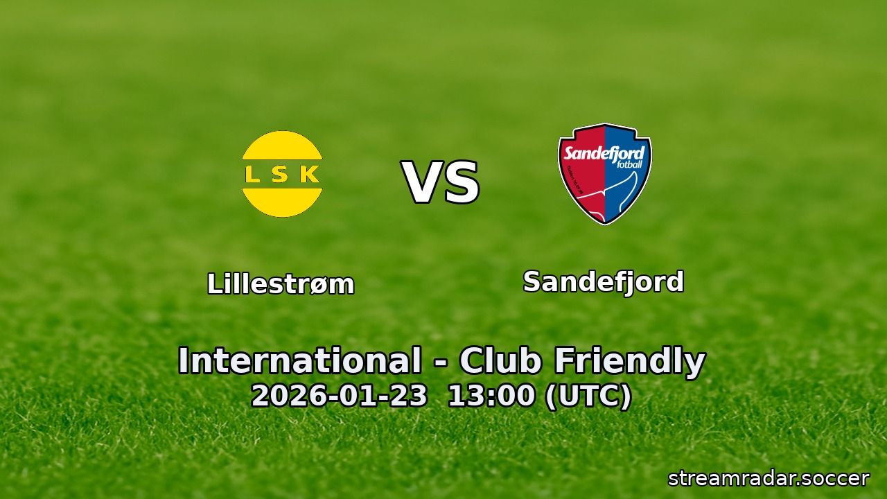 Lillestrøm vs Sandefjord