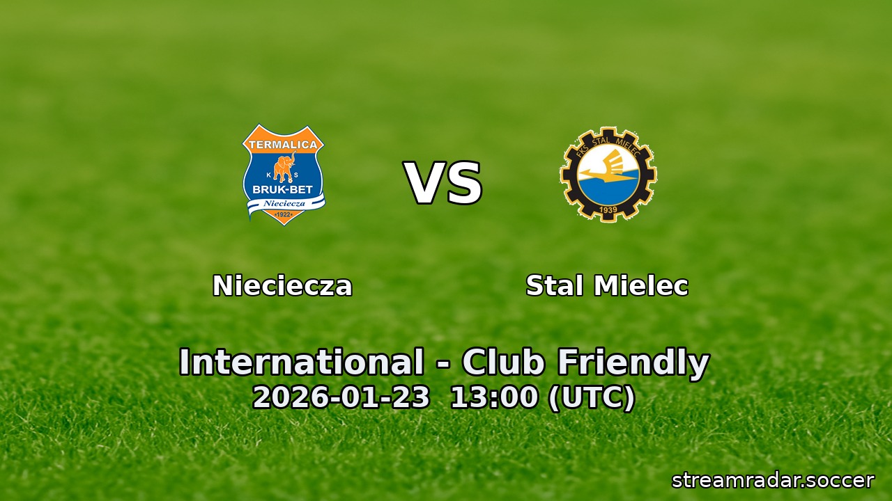Nieciecza vs Stal Mielec
