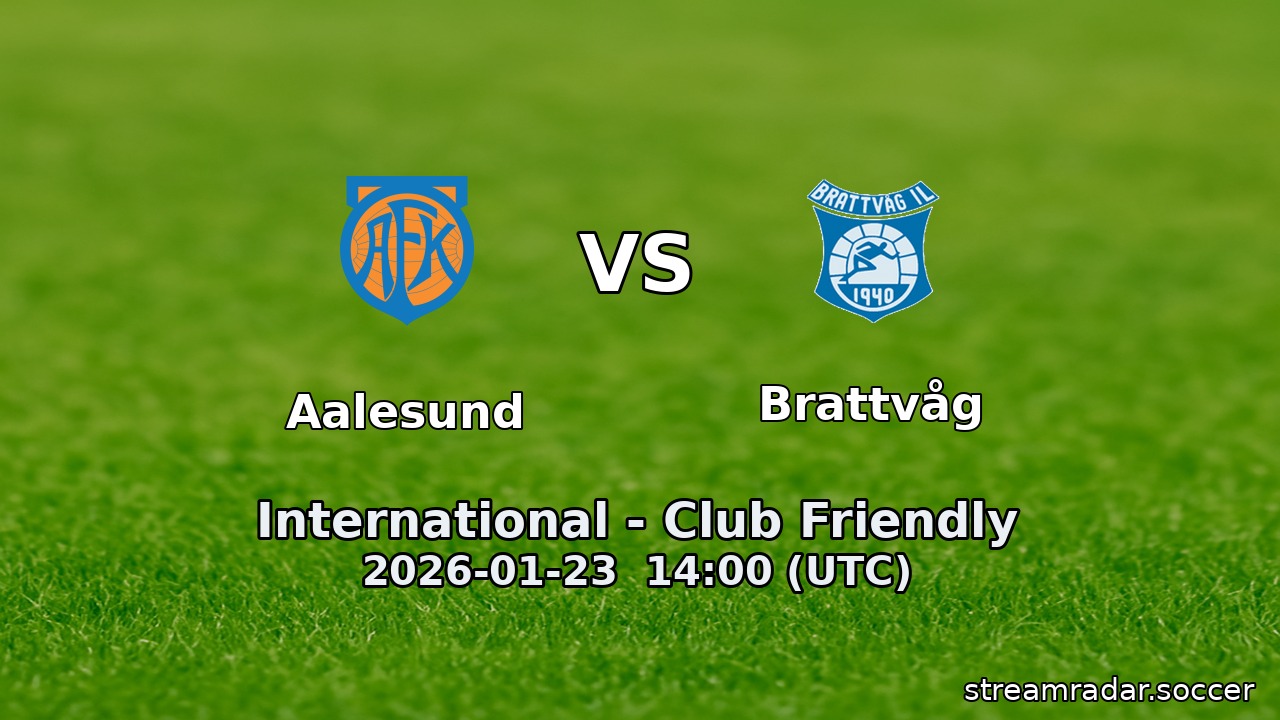 Aalesund vs Brattvåg