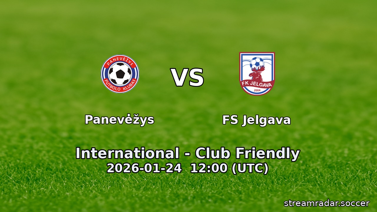 Panevėžys vs FS Jelgava