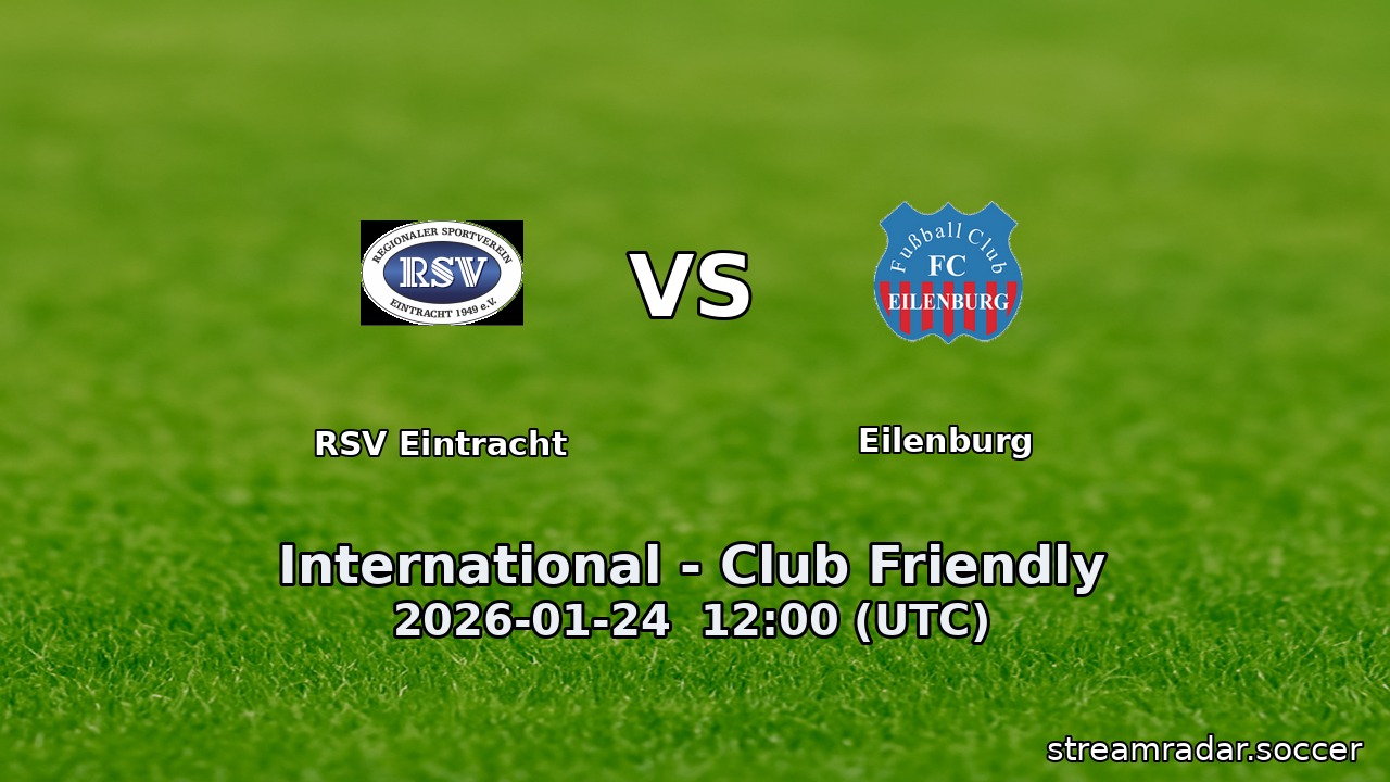 RSV Eintracht vs Eilenburg