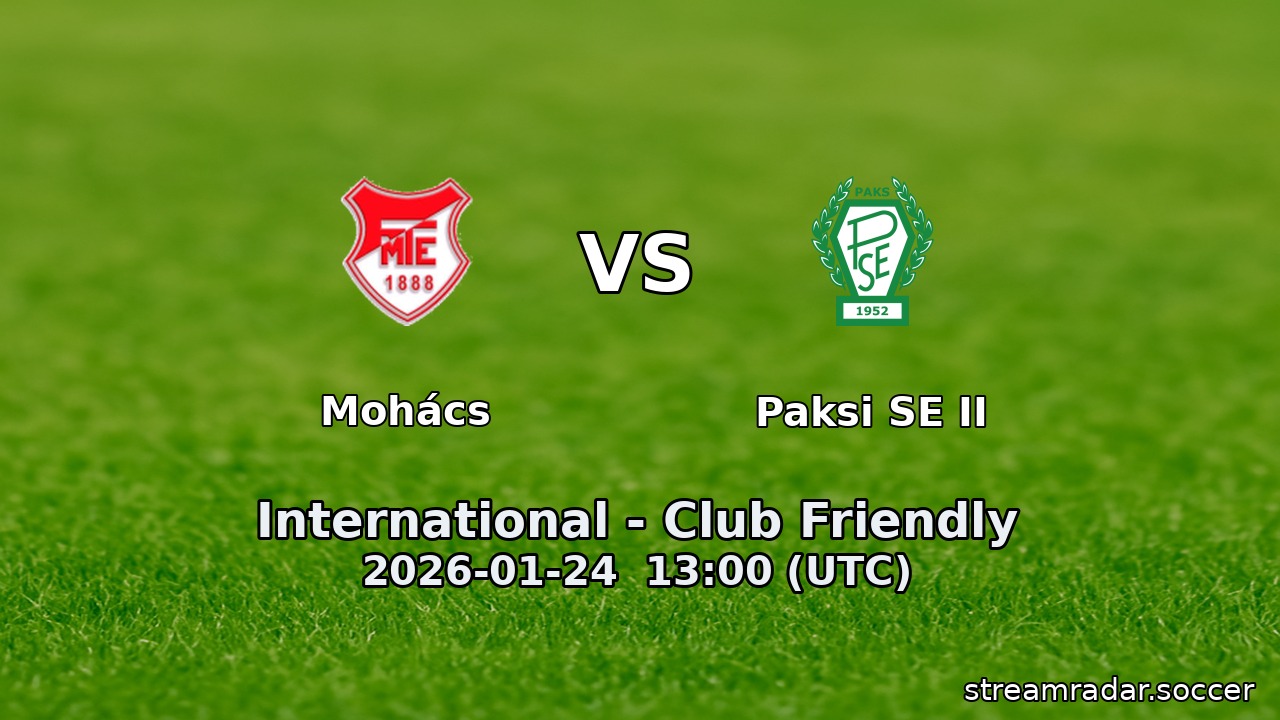 Mohács vs Paksi SE II