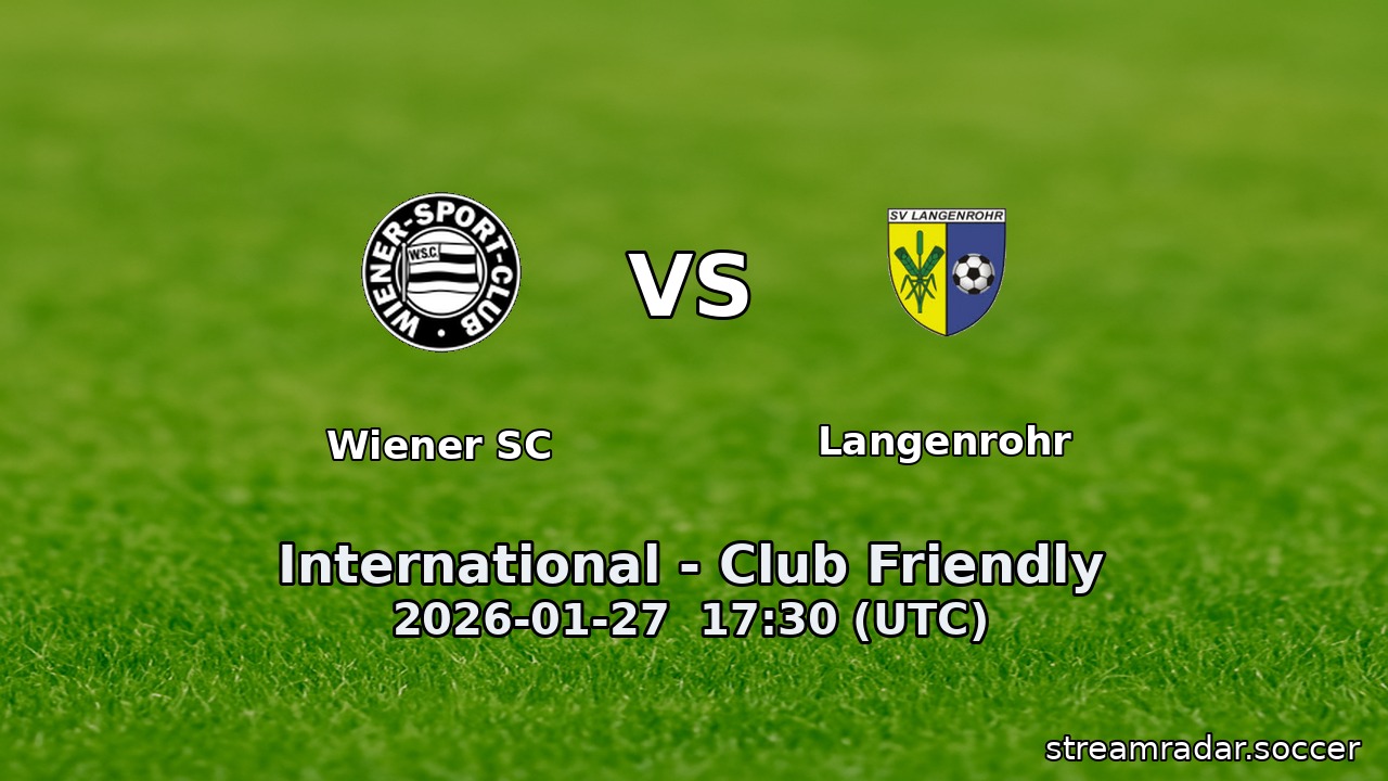 Wiener SC vs Langenrohr