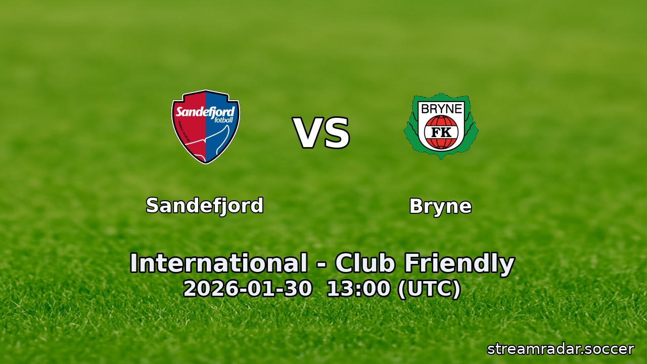 Sandefjord vs Bryne