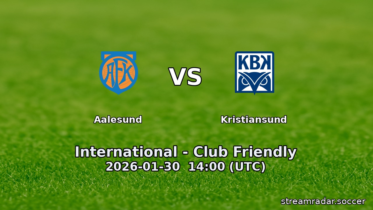 Aalesund vs Kristiansund
