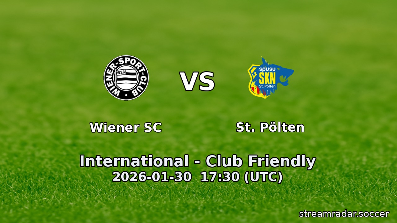 Wiener SC vs St. Pölten