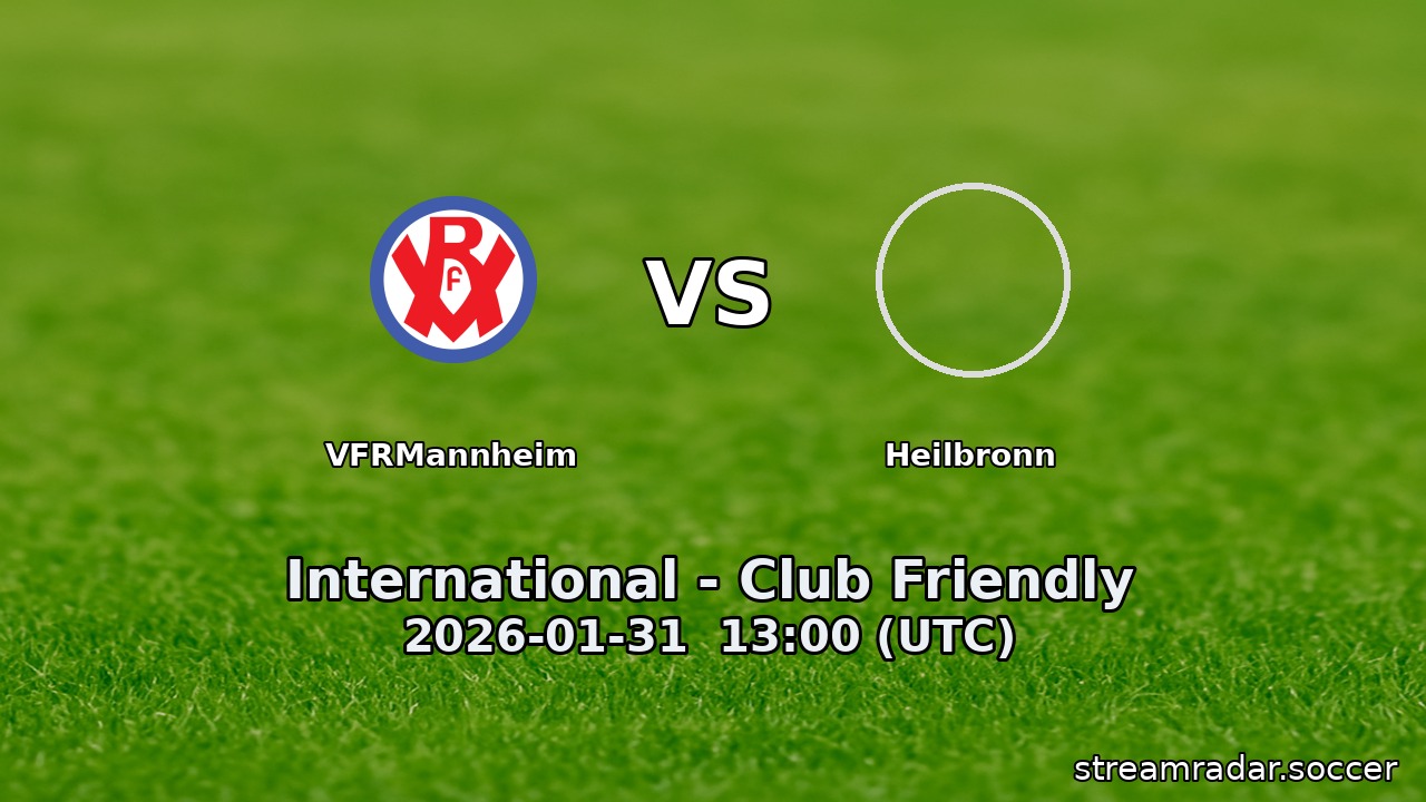 VFRMannheim vs Heilbronn