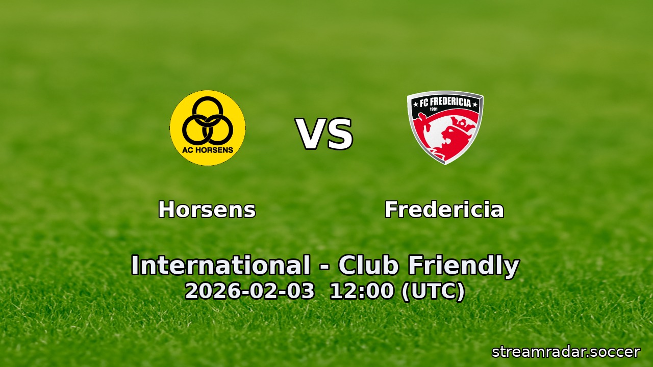 Horsens vs Fredericia