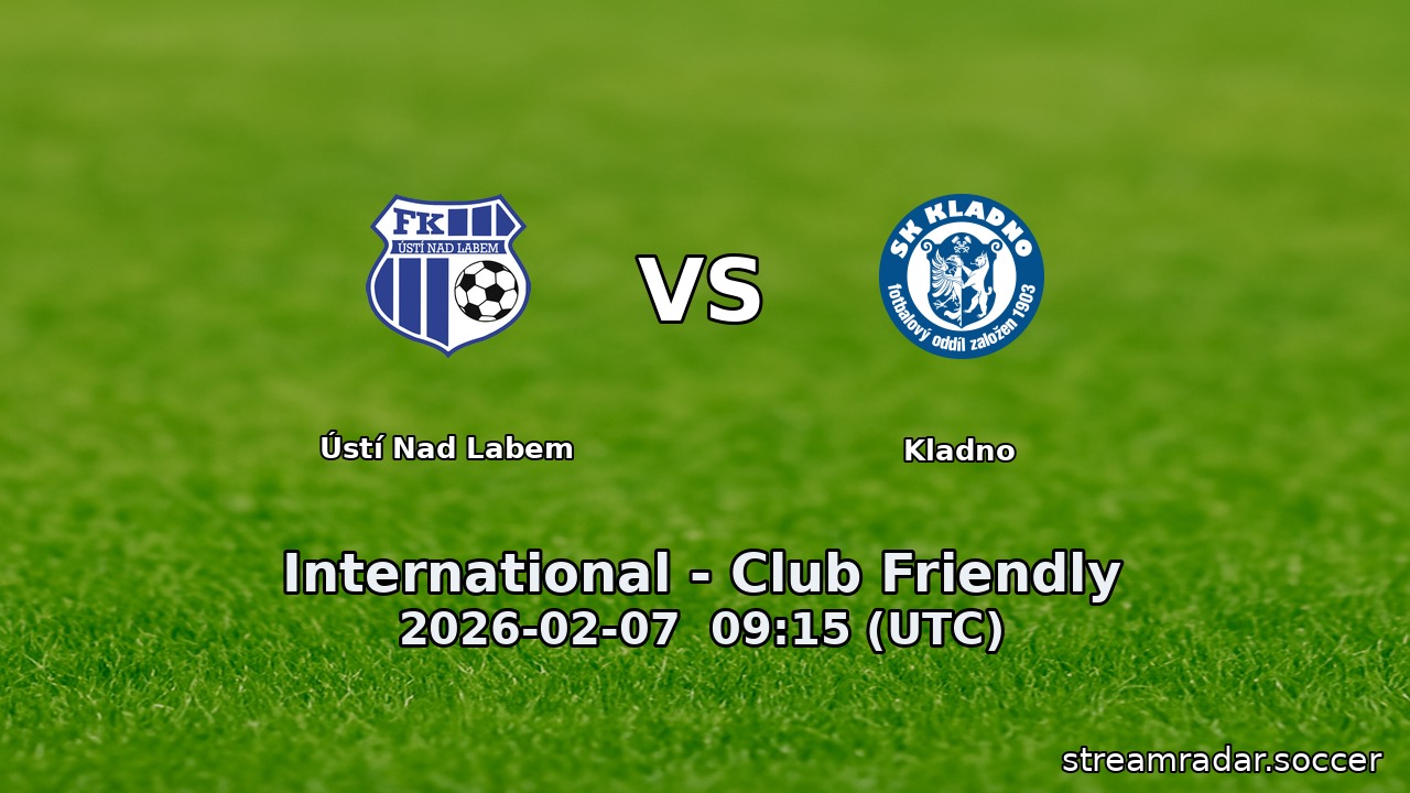 Ústí Nad Labem vs Kladno