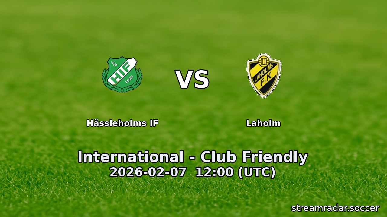 Hässleholms IF vs Laholm