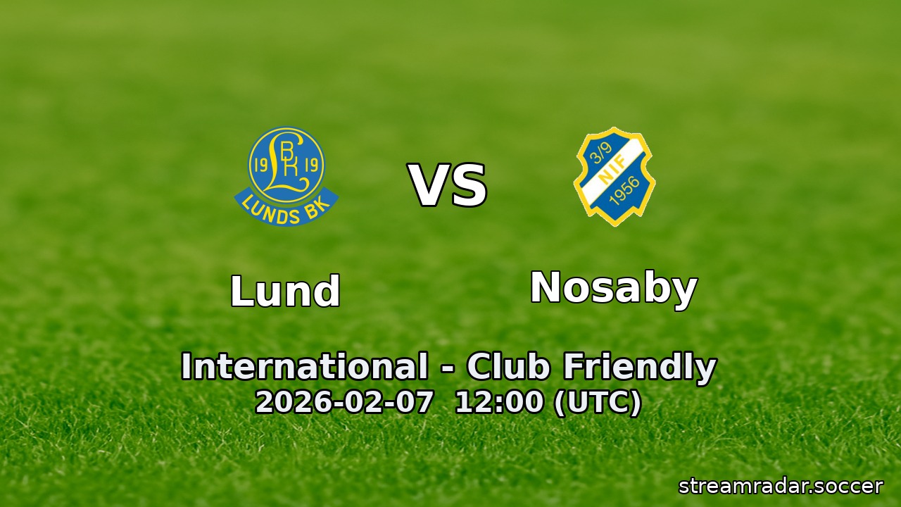 Lund vs Nosaby