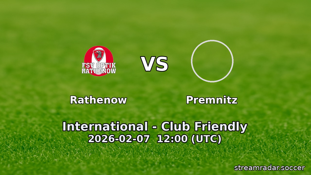 Rathenow vs Premnitz