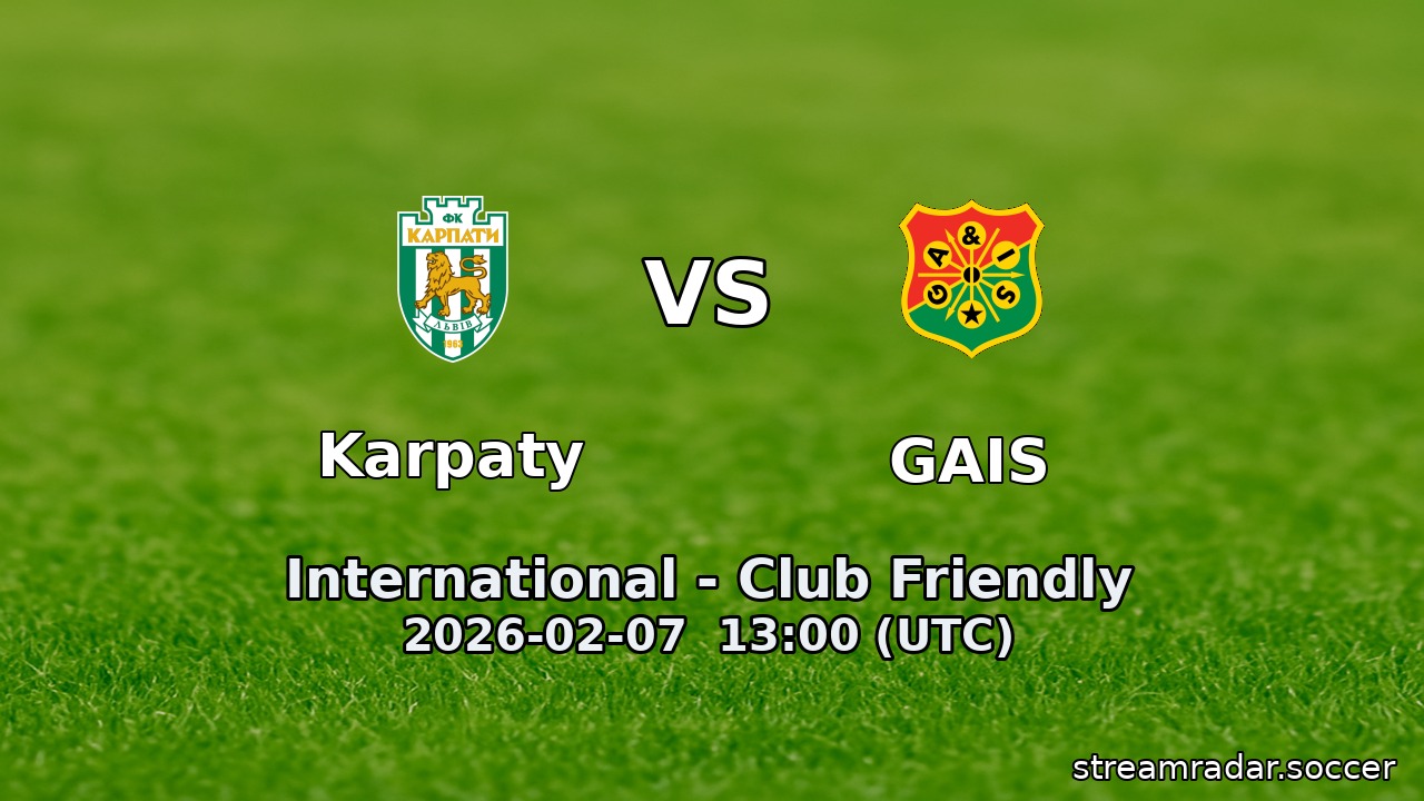 Karpaty vs GAIS