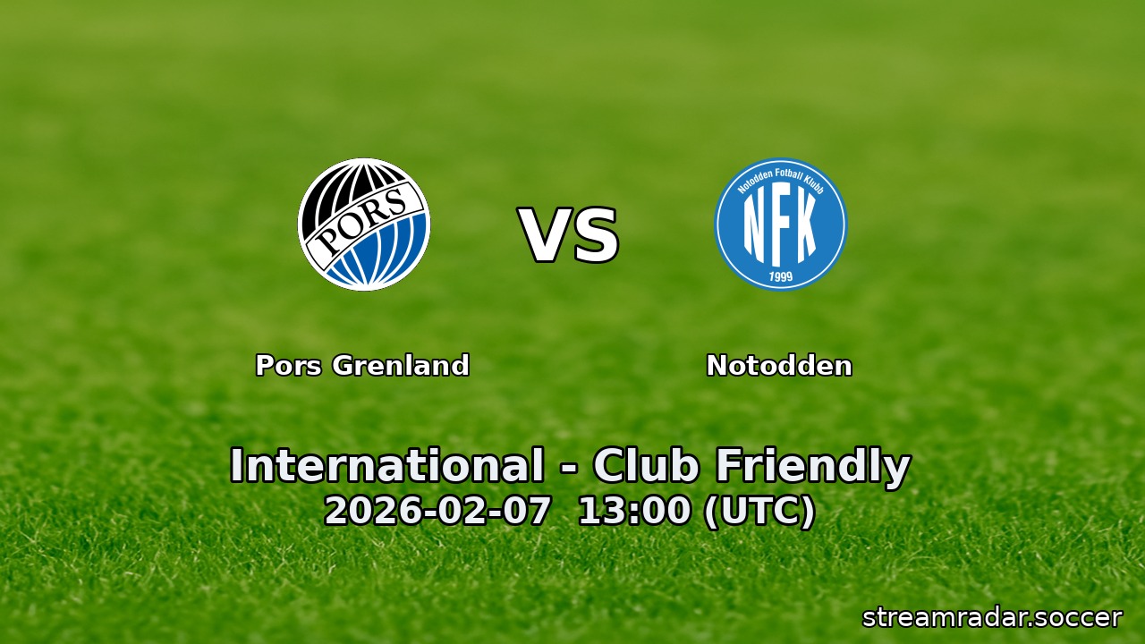 Pors Grenland vs Notodden