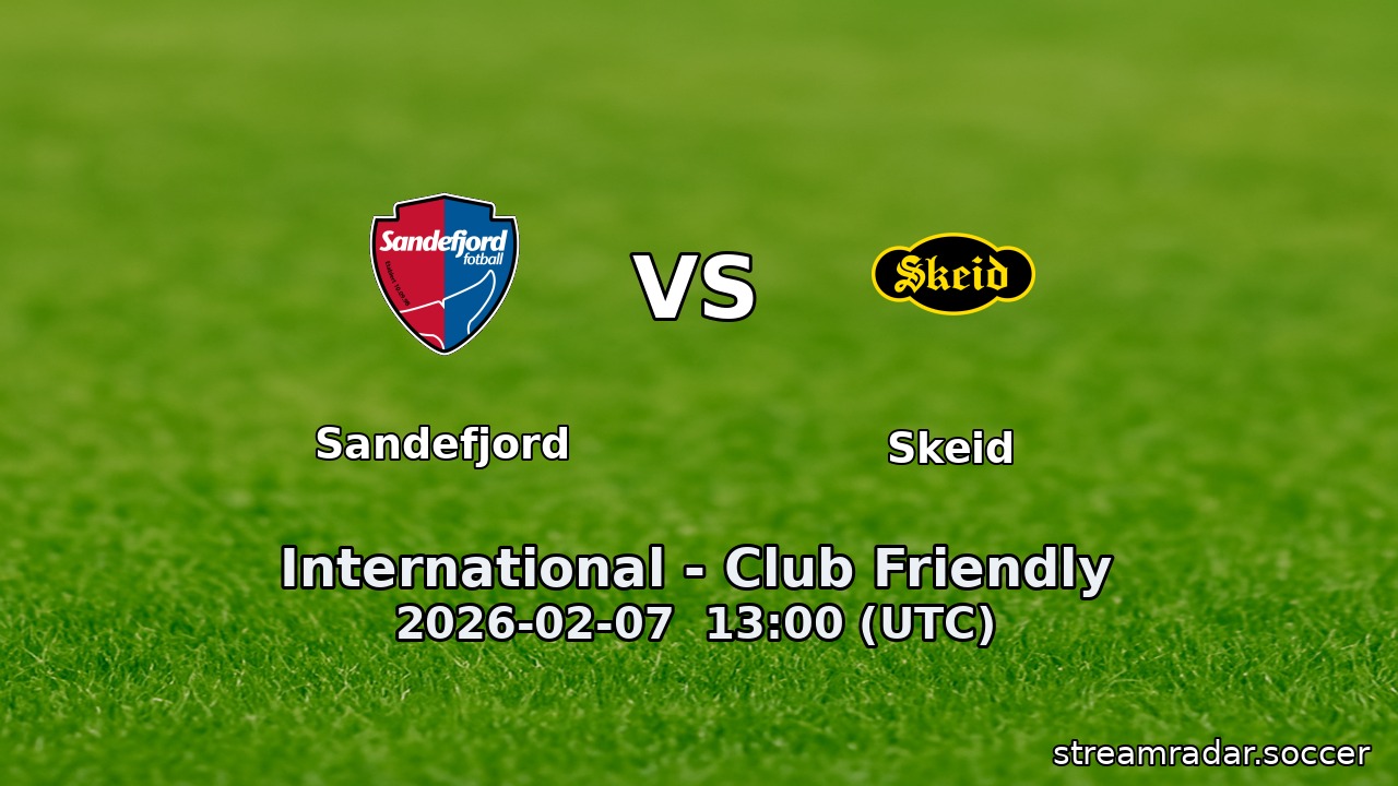Sandefjord vs Skeid